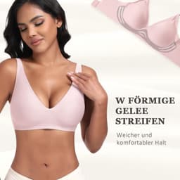 BH zonder beugel, comfortabel, voor grote borsten, stevige ondersteuning, naadloze bh — thumbnail 4