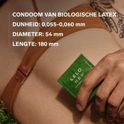 LELO HEX Organic - condooms - 54 mm - 3 stuks — thumbnail 4