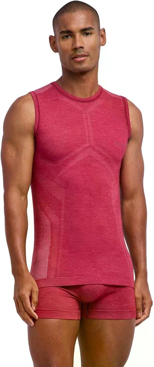Heren Top van onderlaag Wool-Tech Light M S/l Sh wol functioneel materiaal sneldrogend 1 stuk, Rood Ruby 8830, XXL — afbeelding 1