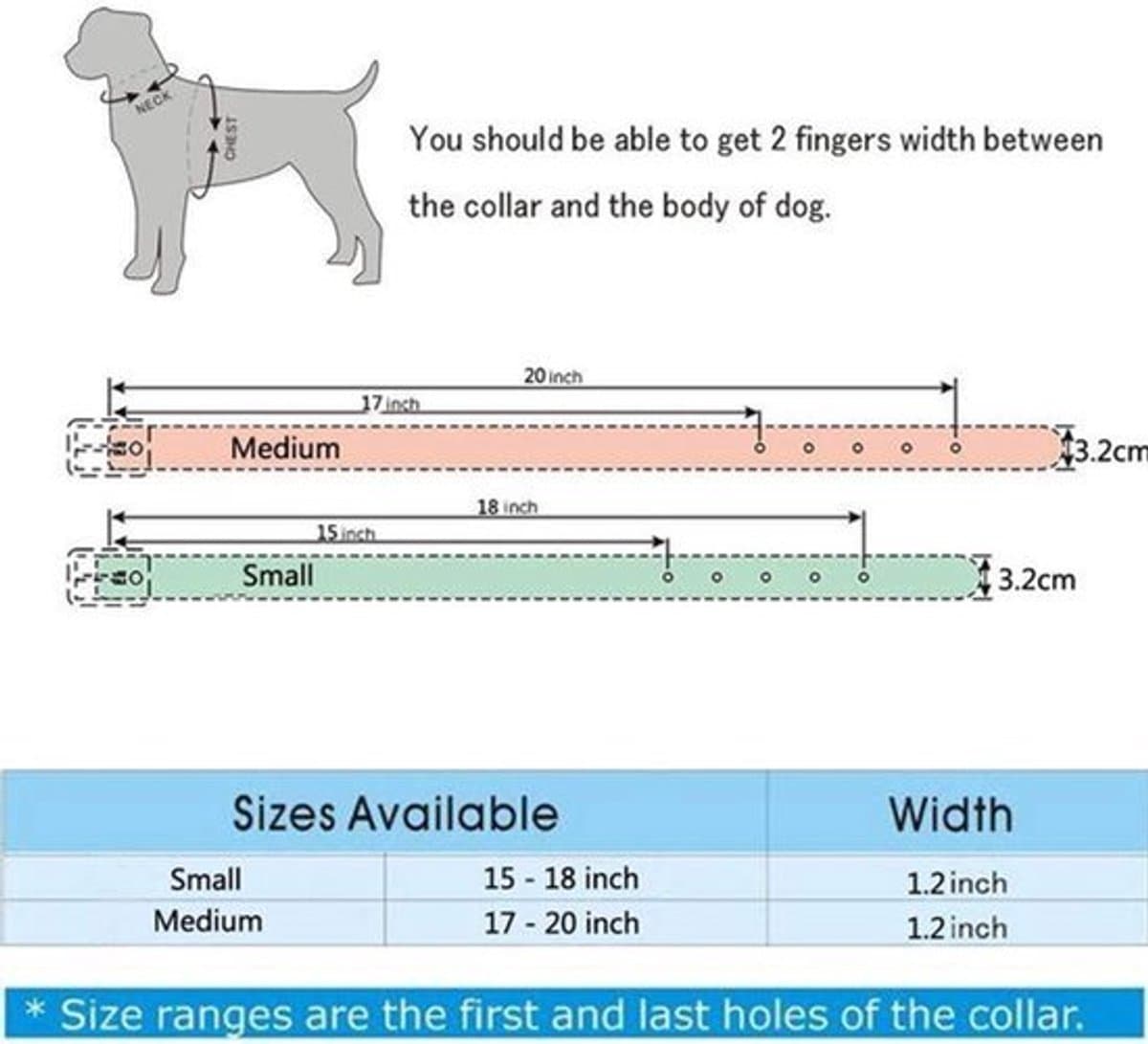 3 cm brede lederen halsband met spikes en studs voor middelgrote en grote rassen pitbull terriër (S zwart) — afbeelding 1