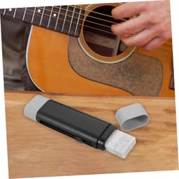 Snaar Reiniger - Instrument Onderhoud - Muziek Instrumenten - Dubbelzijdig Ontwerp - 12.8 cm - Zwart — thumbnail 2