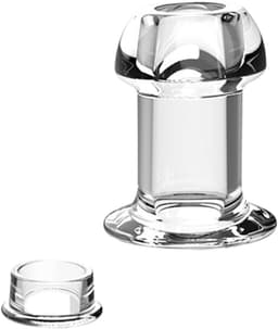 Grote holle anale plug met stopper - Buttplug - Transparant - Dilator - Kont - Vagina - Verschillende maten — thumbnail 1