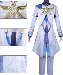 Fiamll Sunday Cosplay Honkai Star Rail Cosplay Sunday Costume Anime Fancy Dress Sunday Uniform Halloween Costume - ShopVlot — thumbnail 5