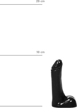 All Black Realistische Dildo zwart — thumbnail 5