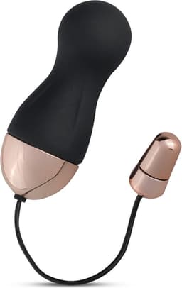 Teazers - Glad Vibratie Eitje - Oplaadbaar - Sex Toys voor Vrouwen - Vibrators voor Vrouwen - Vibratie Ei met Afstandsbediening - Sex Toys voor Koppels - Zwart/Roségoud — thumbnail 12