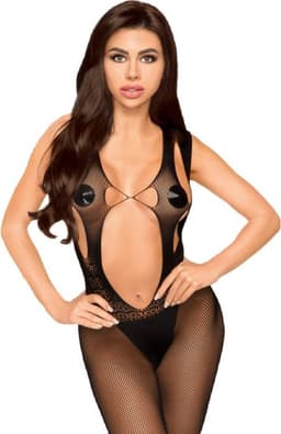 Penthouse Lingerie Forbidden Fruit - Erotische Catsuit - Maat S/L - Zwart — thumbnail 4