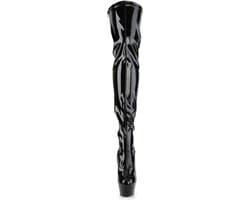 EU 45 = US 14 | KISS-3000 | 6 Heel Platform Thigh Boot — thumbnail 2