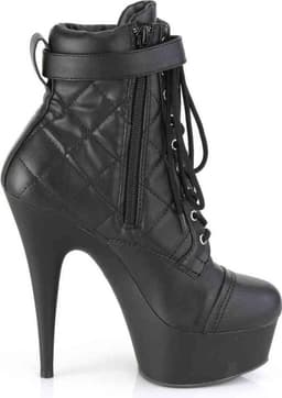 Pleaser - DELIGHT-600-05 Plateau Laarzen - US 11 - 41 Shoes - Zwart — thumbnail 5