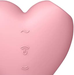 Satisfyer 'Cutie Heart', 8 cm, drukgolven en vibratie, speels design — thumbnail 12