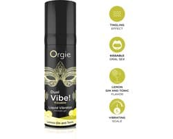 Orgie – Dual Vibe Lemon Gin And Tonic Liquid Vibrator – Kissable