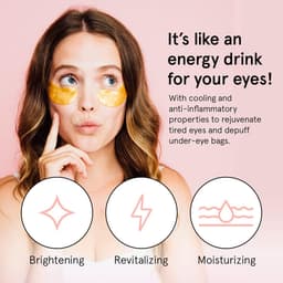 Grace & Stella Masker voor onder de ogen - (24 paar, goud) vermindert donkere kringen, gezwollen ogen, wallen onder de ogen, rimpels - Gel onder de ogen, Vegan Cruelty-Free Self Care van Grace and Stella — thumbnail 6