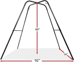 Vrijstaande Stander Voor Seksschommel - Sex Swing Stand -Sexswing - Sex Sling Standaard - Sex Sling Houder - Ophang Stander voor Sex Swing — thumbnail 3
