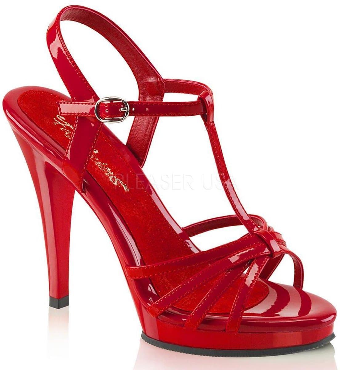 Fabulicious - FLAIR-420 Sandaal met enkelband - US 5 - 35 Shoes - Rood — afbeelding 1