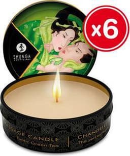 Shunga - Mini Massagekaars - Exotic Green Tea – 30 ml — thumbnail 4