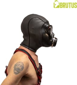 BRUTUS Neoprene Army Gas Mask Hood - Snug fit - Dark aesthetic — thumbnail 7