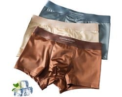 Comfortabele en ademende boxershorts voor heren van verkoelende ijszijde