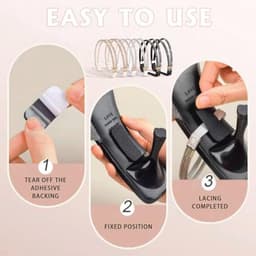 3 Paar Elastische Hoge Hakken Sandalen met Veters en Verstelbare Bandjes voor Dames — thumbnail 5