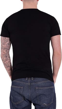 Zwart T-Shirt met Duivels Admat Print voor Heren en Dames - Metal Band Merch — thumbnail 4