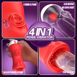Daity Blowjob Simulator Seksspeeltje voor Mannen met Mondvormige Vibrator & Zuigfunctie – Waterdicht, USB Oplaadbaar — thumbnail 4
