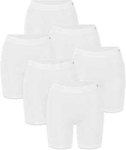 Lange Dames Boxershorts (3 of 6 Stuks) Naadloos Ondergoed met Hoge Taille van Zijdezachte Bamboevezel — thumbnail 1