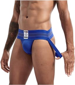 Heren Ondergoed Sport Slip Jockstrap Katoen Fitness Onderbroek — thumbnail 1