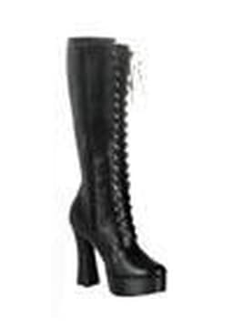 Pleaser - ELECTRA-2020 Kniehoge laarzen - US 13 - 44 Shoes - Zwart — thumbnail 3