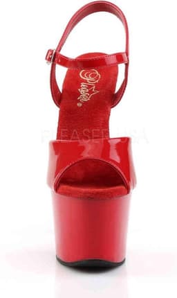 Pleaser - SKY-309 Sandaal met enkelband, Paaldans schoenen - Paaldans schoenen - 37 Shoes - Rood — thumbnail 2