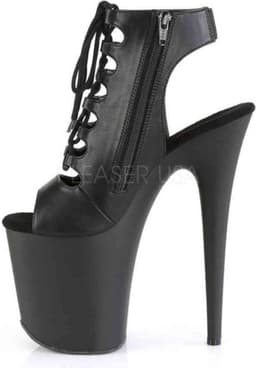 Pleaser - FLAMINGO-800-20 Plateau Laarzen, Paaldans schoenen - Paaldans schoenen - 37 Shoes - Zwart — thumbnail 3