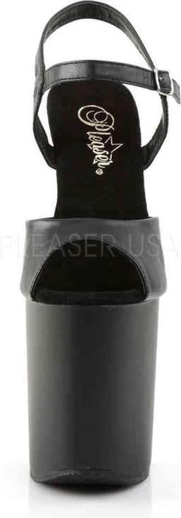 Pleaser - FLAMINGO-809 Sandaal met enkelband, Paaldans schoenen - Paaldans schoenen - 37 Shoes - Zwart — thumbnail 2