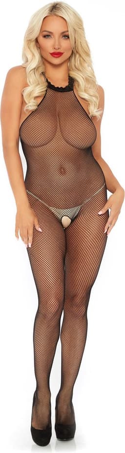 Fishnet Halter Bodystocking — thumbnail 5