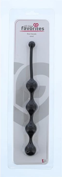 Dreamtoys All Time Favorites vier Beads Anal Anale kralen - Zwart - 24.5 cm — thumbnail 3