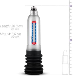 Bathmate Hydro 7 Penispomp - Blauw — thumbnail 10