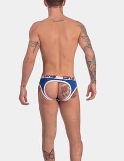 Barcode Berlin Maxime Backless Brief Royal - MAAT XL - Erotisch Heren Ondergoed - Slip voor Man - Sexy mannen Slip — thumbnail 4