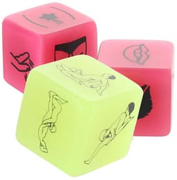 Kheper Games BG.R127 - Glow-in-the-Dark Oral Sex Dice — thumbnail 2