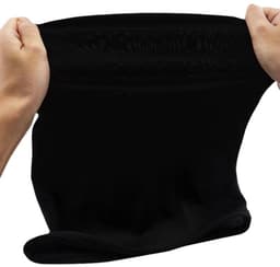 2 Stuks - zwarte - volledige gezichtsmaskers gezichtsloze huid maskers - Halloween cosplay spandex kapmasker-Halloween hoofddeksel — thumbnail 2