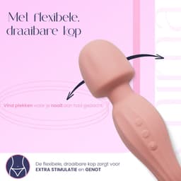 FENIMA vibrator voor vrouwen - 20 Vibratiestanden & 8 Snelheden - Sex Toys voor koppels - Seksspeeltjes - Roze — thumbnail 2
