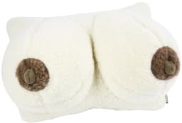 Kussen Borsten Cadeau Grappig Kussen 100% Merino Wol Fun artikel Vrijgezellenfeest Verjaardag – 42x22cm — thumbnail 4