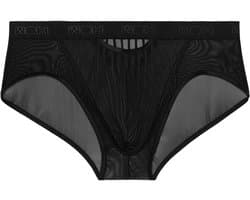 WOH microfiber herenslip personal allure mesh zwart