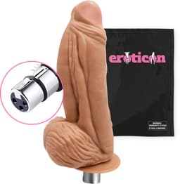 Eroticon Mega Dildo XXL Niek - 26.5cm Lang - 7.5cm Dik - Opzetstuk voor Seksmachine - Extreem groot - Grote Dildo - Dikke dildo - Accessoire - 3XLR opzetstuk - Xxxl Dildo — thumbnail 1