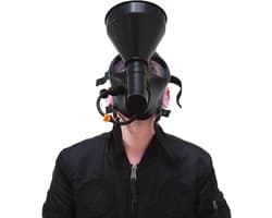 GASMASTER Alien Gas Mask Human Urinaal Dosering Systeem