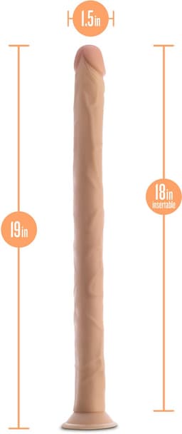 Lusty XXL Dildo Mamba - 48 cm - Extreem lange Dildo - Met Zuignap - Seksspeeltjes - Sex Toys - Anaal Dildo - Anal Toys — thumbnail 6