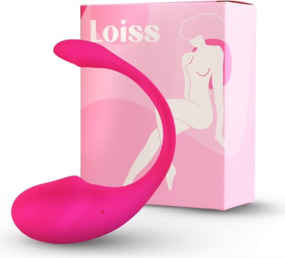 Loiss® Draagbare Vibrator 3 – Vibrerend Ei met App-bediening – 10 Standen, Stil & Oplaadbaar – Waterproof Clitoris Stimulator – Sex Toy voor Vrouwen & Koppels – Roze — afbeelding 1