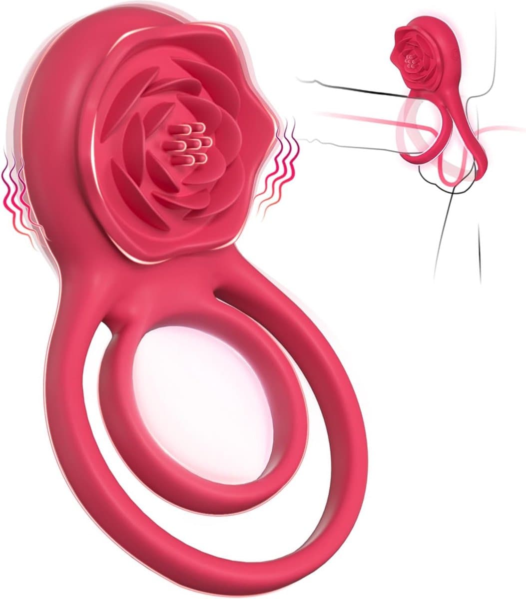 Sensa Vibrerende Cockring - Sex Toys Cockring voor Koppels - Clitoris & Penis Stimulator - Siliconen Penisring - 7 vibraties - Cock Ring voor Mannen - Seksspeeltjes — afbeelding 1