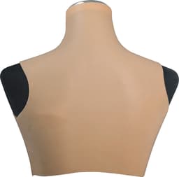 Korte Siliconen Borst - A-cup - 100% hypoallergene medische siliconen - protheses - + kanten choker - Wearable Borst - Kunstmatige Nep Borst - Korte Valse Borsten - Siliconen Huid - Crossdresser - Transgender - Mastectomie - Femboy - Body4Everybody — thumbnail 2