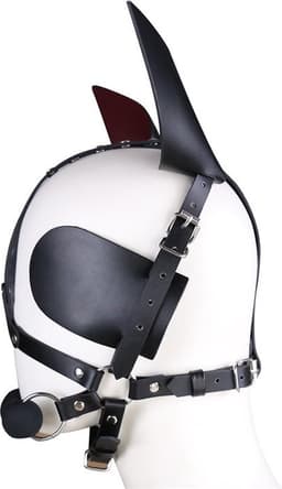 vscnovelty® - BDSM - Paarden Masker - PU leer - zwart — thumbnail 2