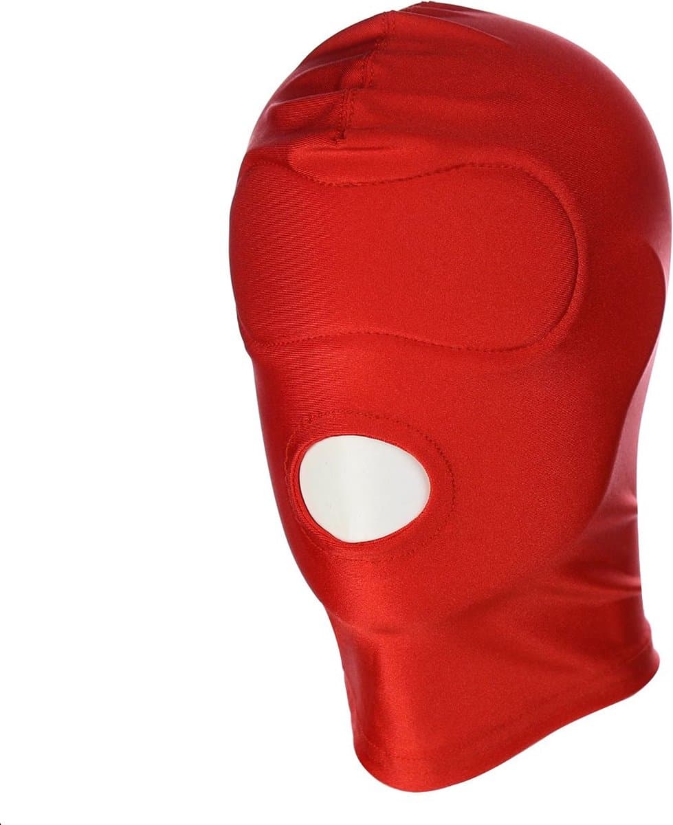 Kiotos - BDSM Hood Classic Met 1 Gat - Rood — afbeelding 1