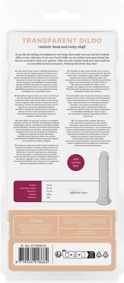 Jelly Dildo zonder ballen - 16 cm — thumbnail 4