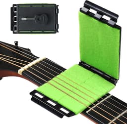 Gitaarsnarenreiniger - Onderhoudstool - Instrument Verzorging - 360 Graden Reiniging - 10 x 6.5 x 2.1 cm - Zwart — thumbnail 1