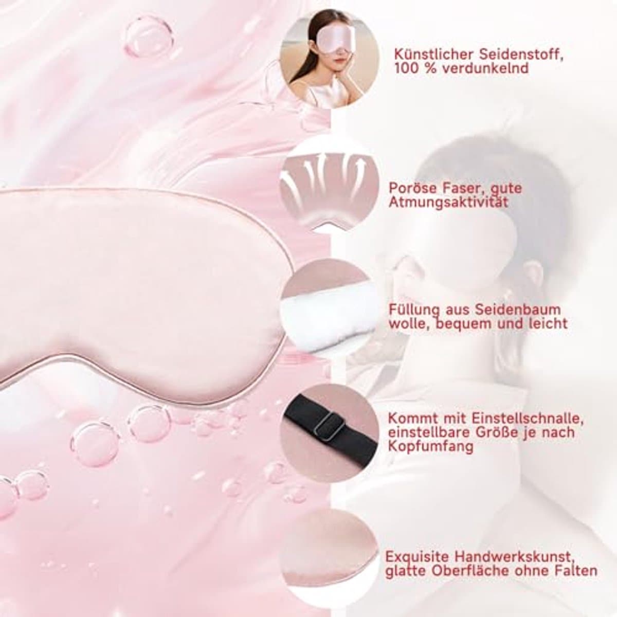 Cadeauset Vrouwen - Verjaardagset - Liefde Tonen - 8 Delig - 20 cm - Rosé — afbeelding 1