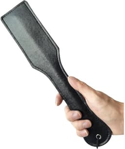 Spanking Paddle BDSM - Leren Liefdeszweep Paddle 32 cm - Erotische Zweep voor Impact Play - Billenkoek - Seksspeeltjes — thumbnail 1